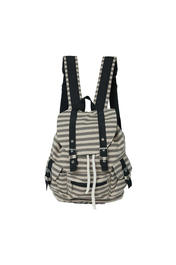 Rope stripe backpack